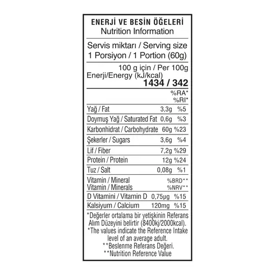 Yayla GLUTENSİZ BAKLİYAT MAKARNASI KİNOALI&SEBZELİ NOHUT 250 GR - Görsel 2