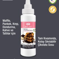 Milat Bitter Tatlı Sos (Glutensiz) 300 g – Waffle & Krep & Pankek & Tatlı & Dondurma Sosu